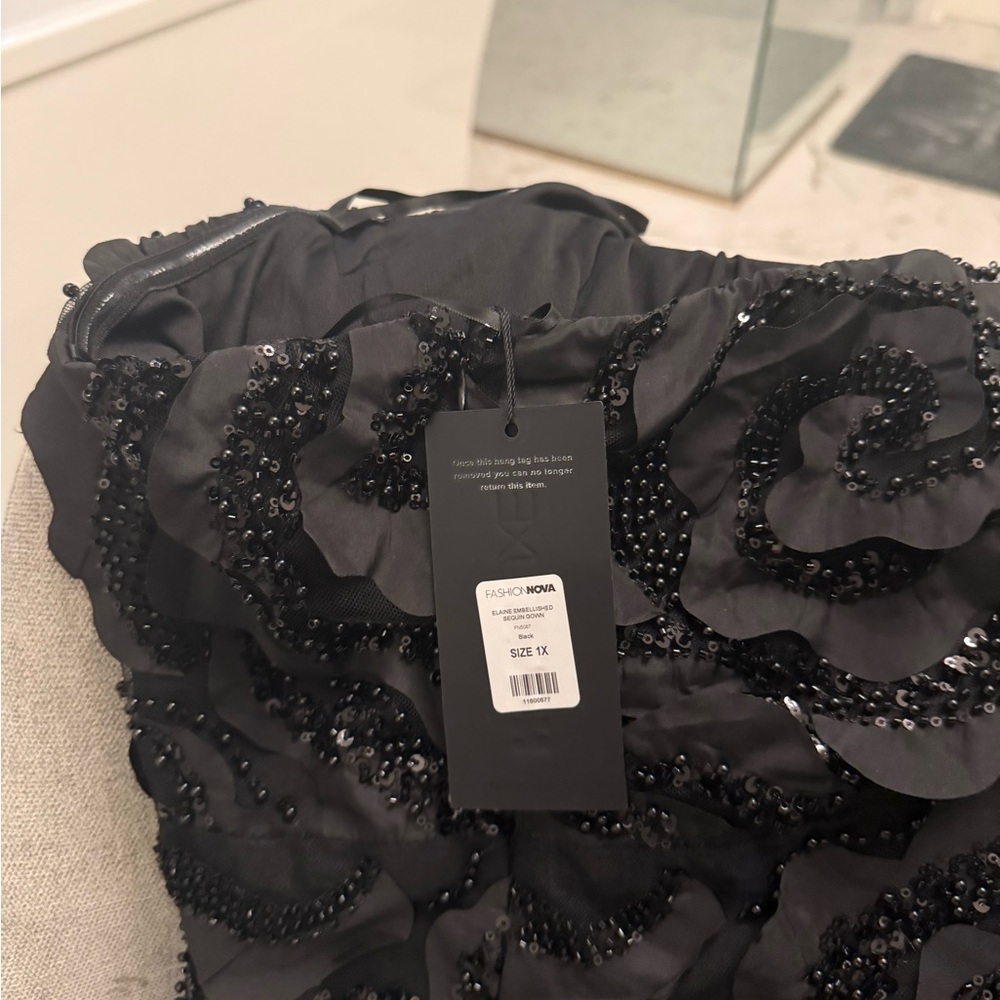 Fashion Nova Black Strapless Maxi Dress - Picture 5 of 6